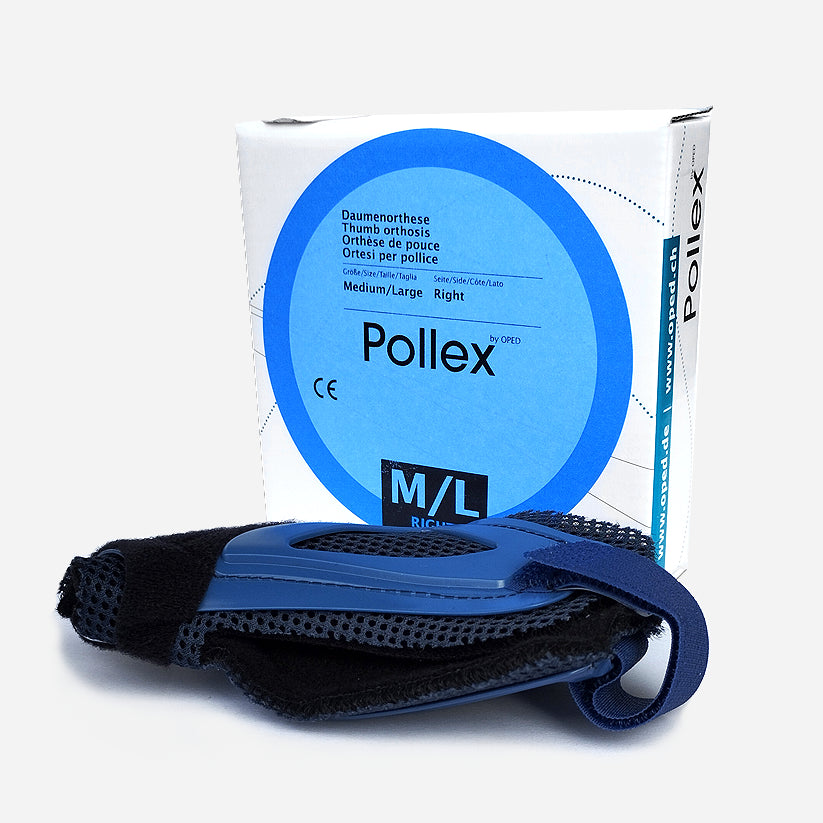 Pollex tumstöd förpackning CE märkning